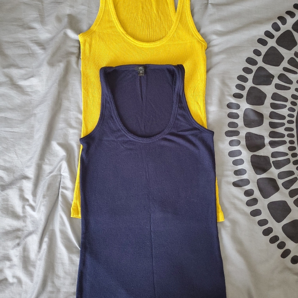 J.crew ribbed tanks
